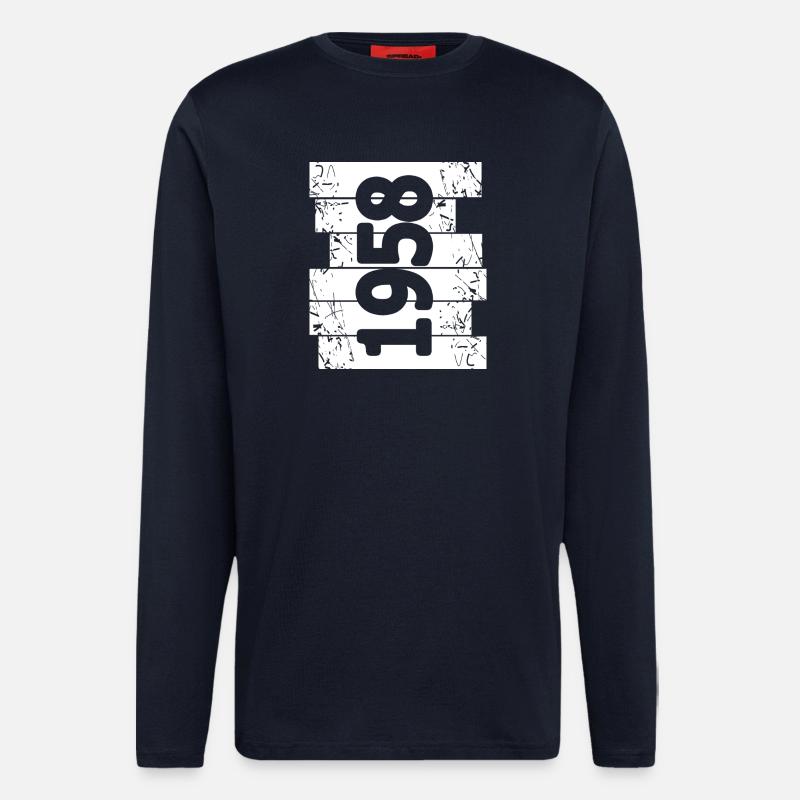 Eltern 1958 - Langarmshirt - made by SPREAD - DARK NAVY