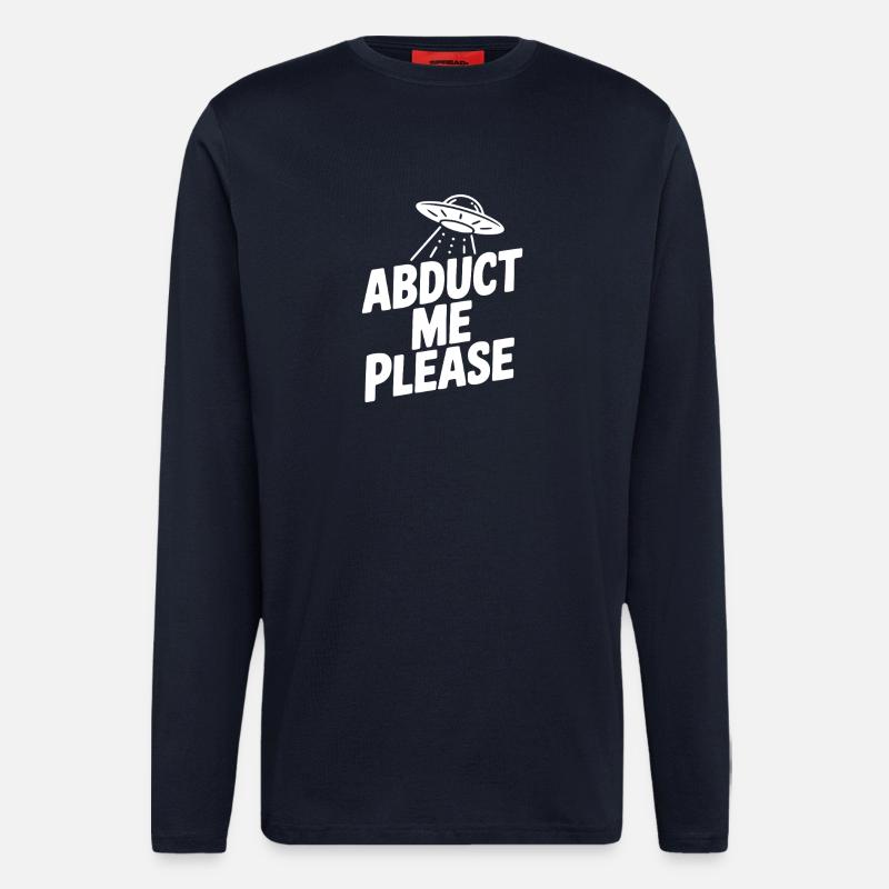 Entführe mich bitte - Langarmshirt - made by SPREAD  - DARK NAVY