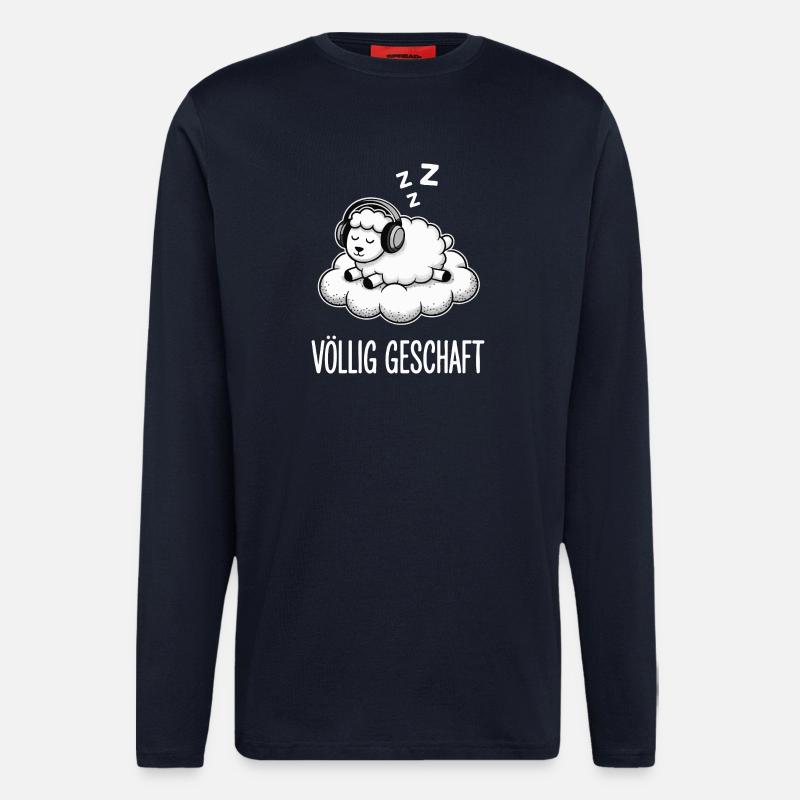 Completely done sheep design - Longsleeve - made by SPREAD  - DARK NAVY