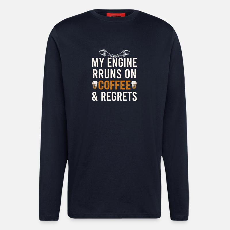 Mechanical Engineering Mechanical Engineer - Longsleeve - made by SPREAD  - DARK NAVY