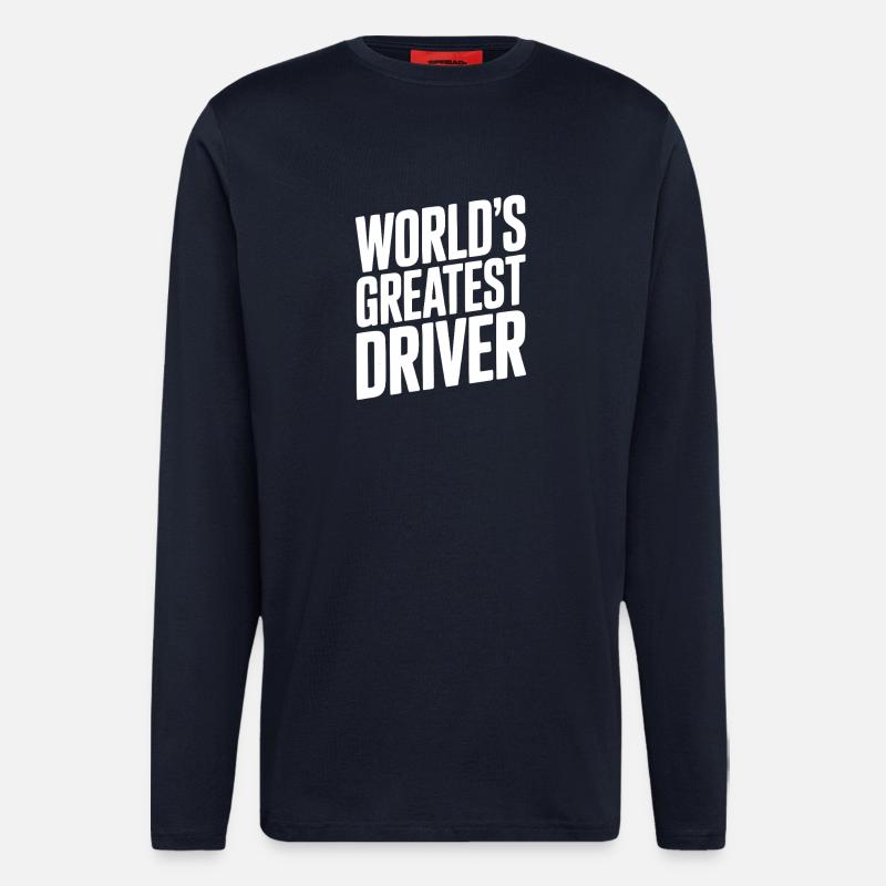 World’s Greatest Driver - Longsleeve - made by SPREAD  - DARK NAVY