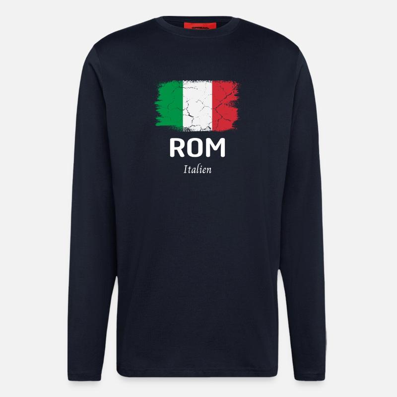 Rom - Langarmshirt - made by SPREAD  - DARK NAVY