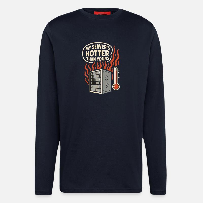 Netzwerkinfrastruktur Rack- Und Stack-ingenieur - Langarmshirt - made by SPREAD  - DARK NAVY