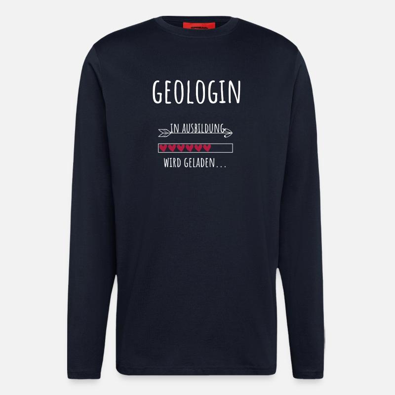 Geosciences Student Training Geologist - Longsleeve - made by SPREAD  - DARK NAVY