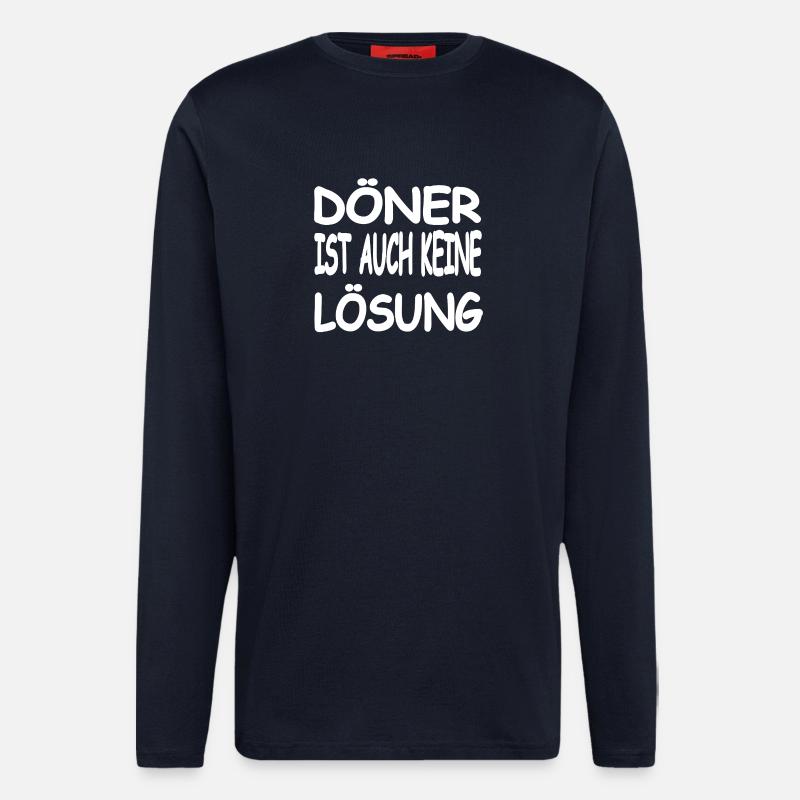 Döner - Langarmshirt - made by SPREAD  - DARK NAVY