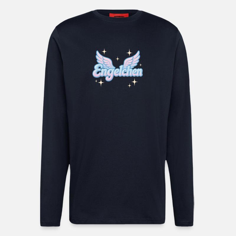 Engelchen / y2k statement spitzname design - Langarmshirt - made by SPREAD  - DARK NAVY