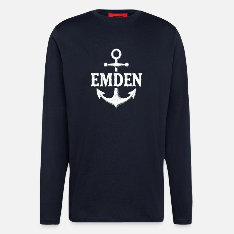Anker Emden Nordsee - Langarmshirt - made by SPREAD  - DARK NAVY
