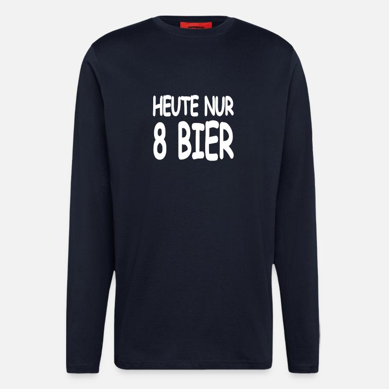Bier - Langarmshirt - made by SPREAD  - DARK NAVY