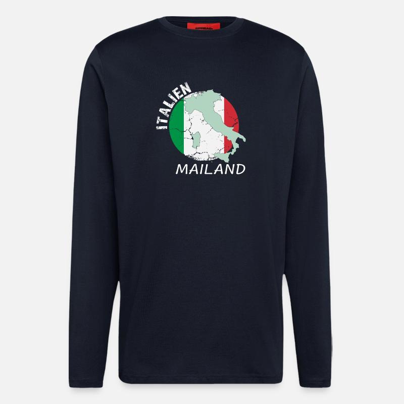 Mailand - Langarmshirt - made by SPREAD  - DARK NAVY