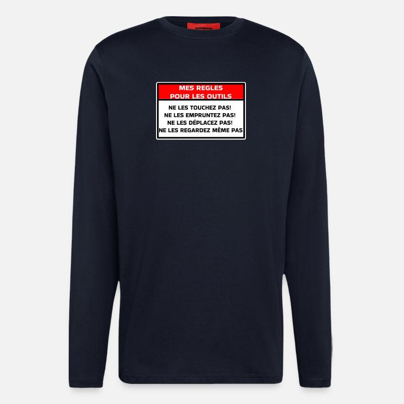 My rules for tools - Longsleeve - made by SPREAD - DARK NAVY