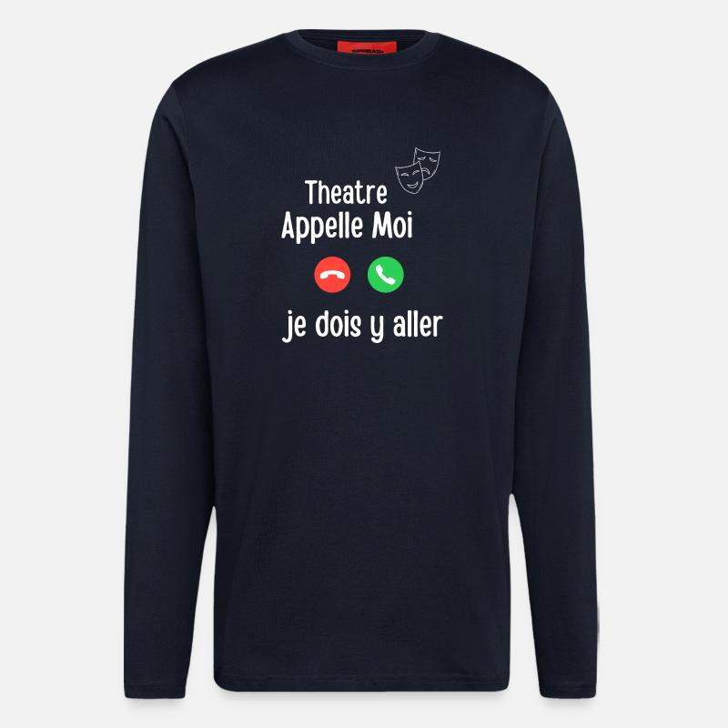 Theater Call Me Notfall - Langarmshirt - made by SPREAD  - DARK NAVY