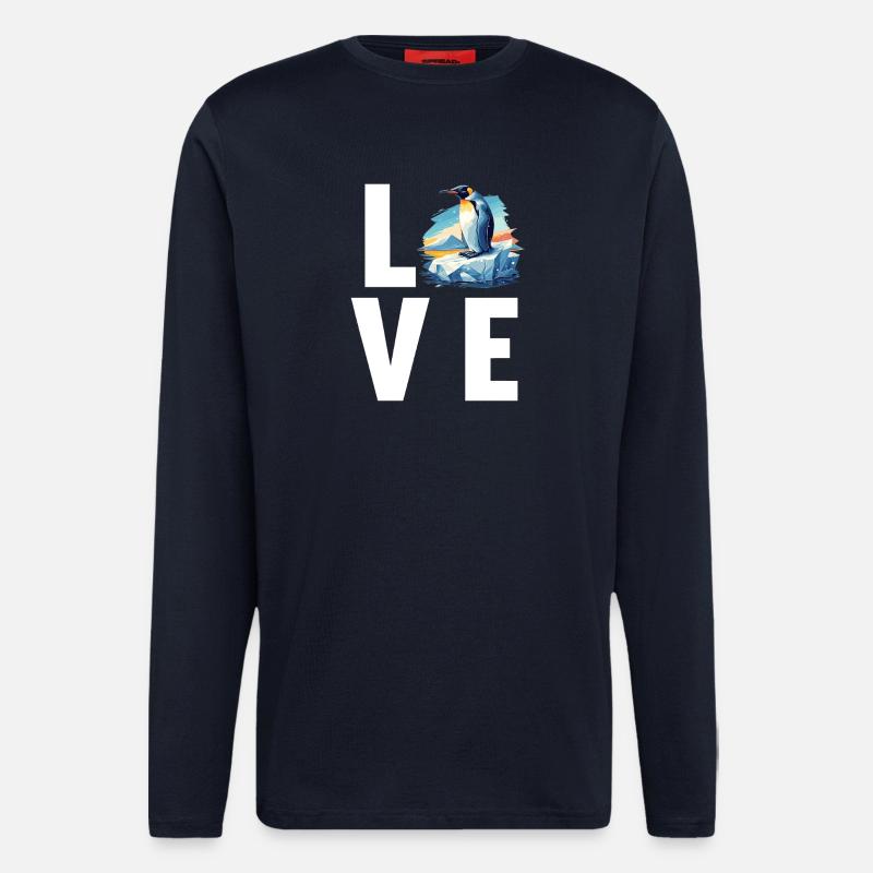 Pinguine Pinguin - Langarmshirt - made by SPREAD - DARK NAVY