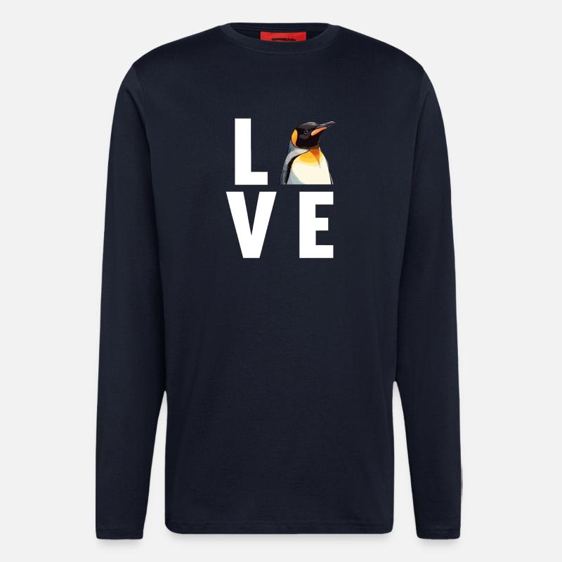 Pinguine Pinguin - Langarmshirt - made by SPREAD  - DARK NAVY