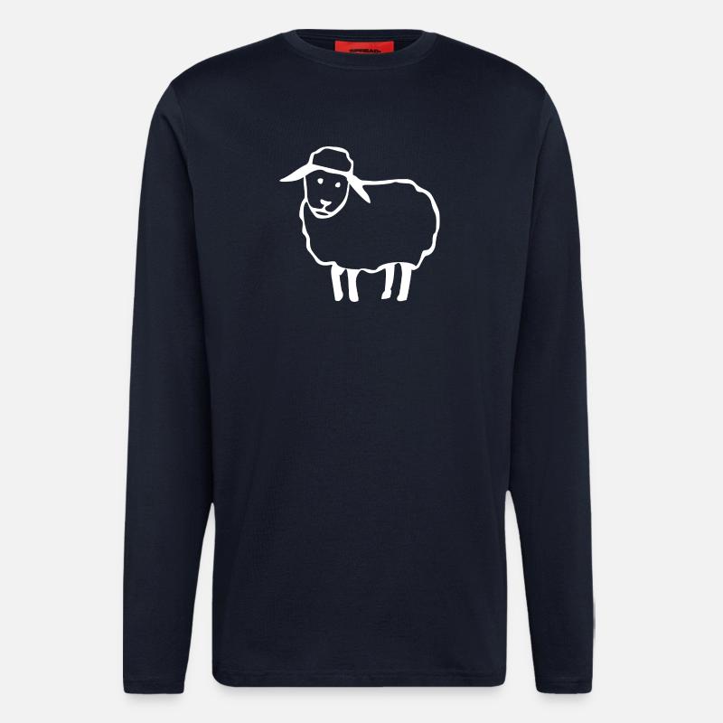 Schaf - Langarmshirt - made by SPREAD  - DARK NAVY
