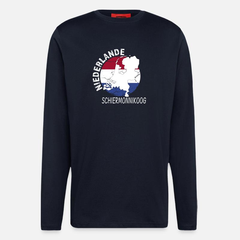Schiermonnikoog - Longsleeve - made by SPREAD  - DARK NAVY