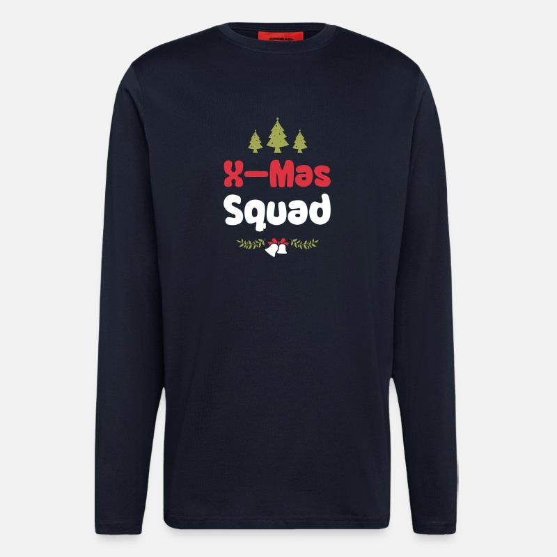 X-Mas Squad - Langarmshirt - made by SPREAD  - DARK NAVY