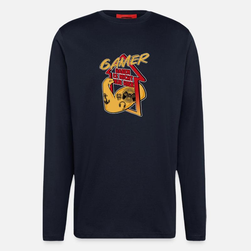 Gaming - Langarmshirt - made by SPREAD  - DARK NAVY