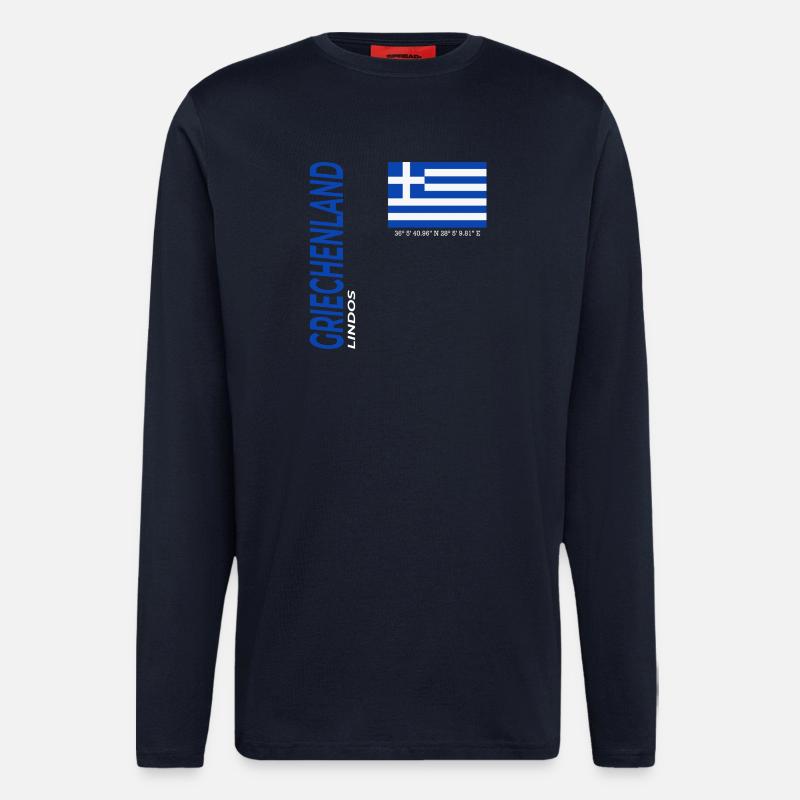 Lindos - Longsleeve - made by SPREAD  - DARK NAVY