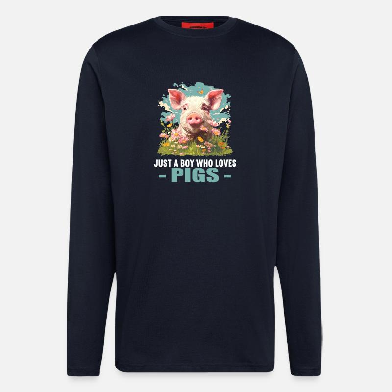 Pig Pig - Longsleeve - made by SPREAD - DARK NAVY