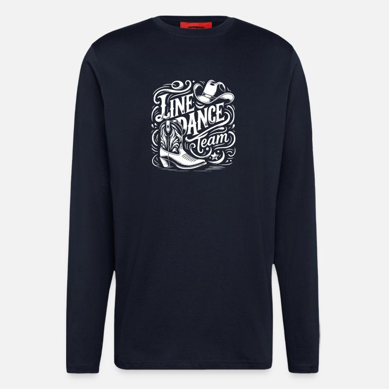 LineDance Team Western Boots - Longsleeve - made by SPREAD  - DARK NAVY
