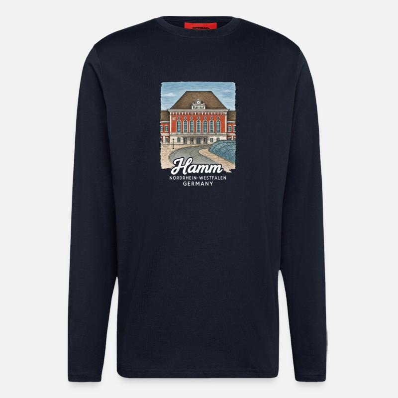 Hamm - Langarmshirt - made by SPREAD  - DARK NAVY