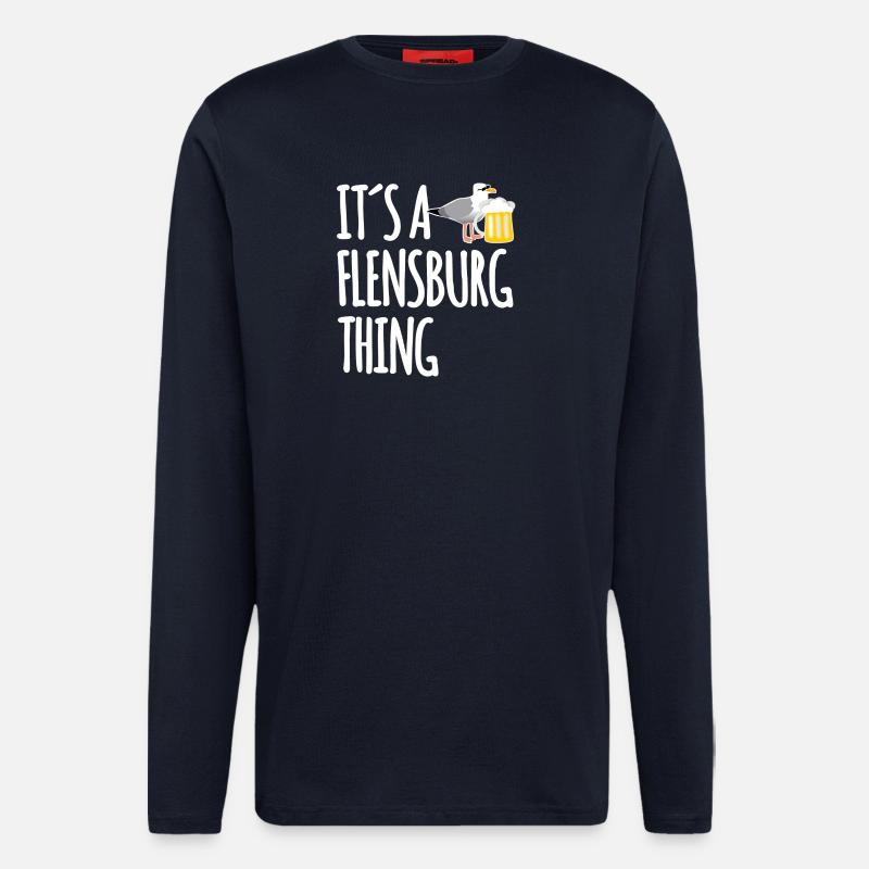 It's A Flensburg Thing - Langarmshirt - made by SPREAD  - DARK NAVY