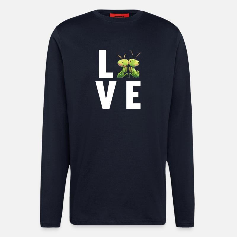 Gottesanbeterinnen Gottesanbeterin - Langarmshirt - made by SPREAD  - DARK NAVY