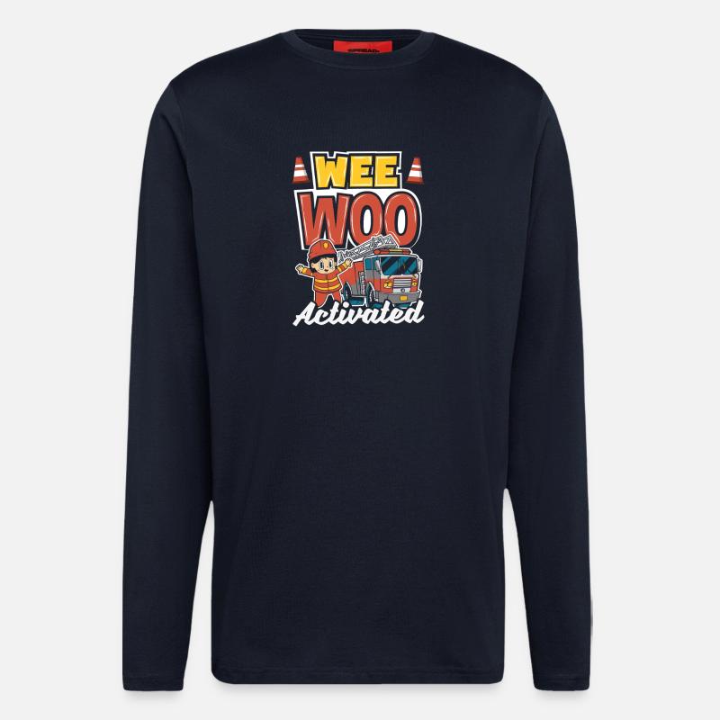 Wee Woo Squad Fire Tiny Feuerwehrmann - Langarmshirt - made by SPREAD - DARK NAVY