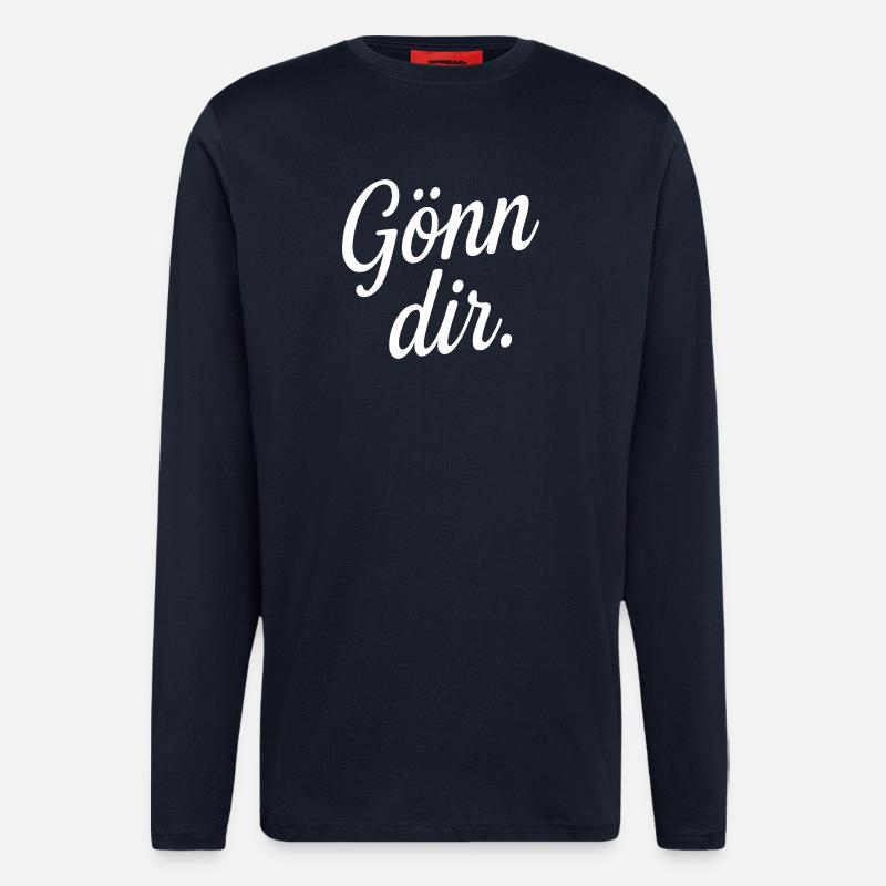 Gönn dir  - Langarmshirt - made by SPREAD  - DARK NAVY