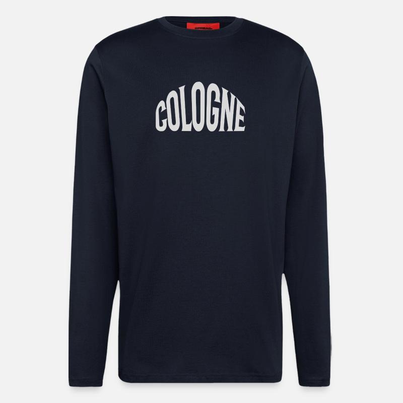 Cologne Köln - Langarmshirt - made by SPREAD  - DARK NAVY