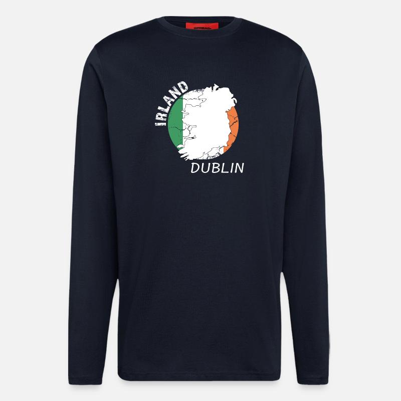 Dublin - Langarmshirt - made by SPREAD  - DARK NAVY