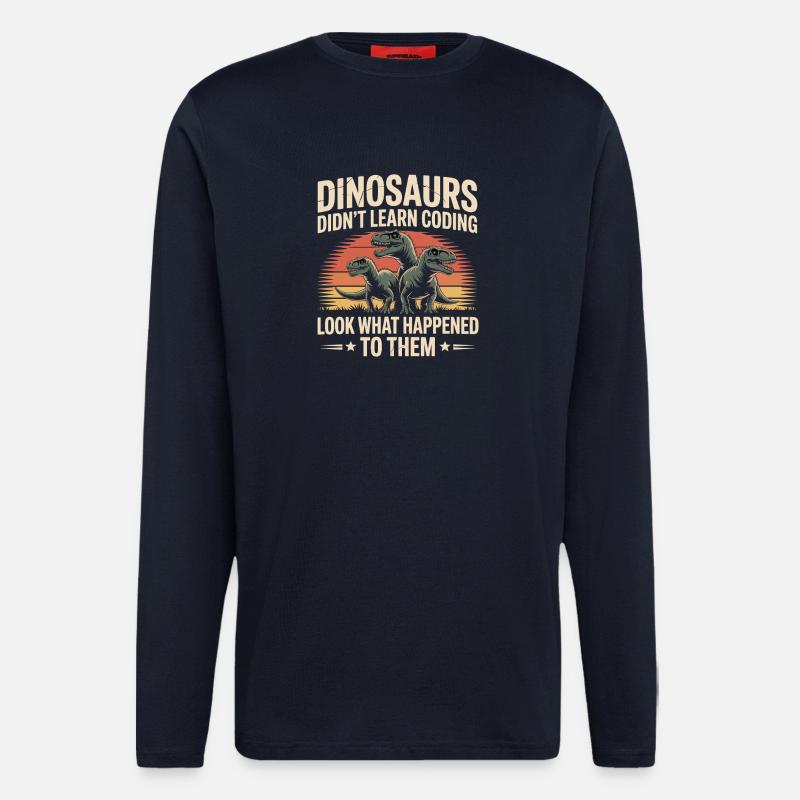 Funny Software Developer Copy Humor - Longsleeve - made by SPREAD  - DARK NAVY