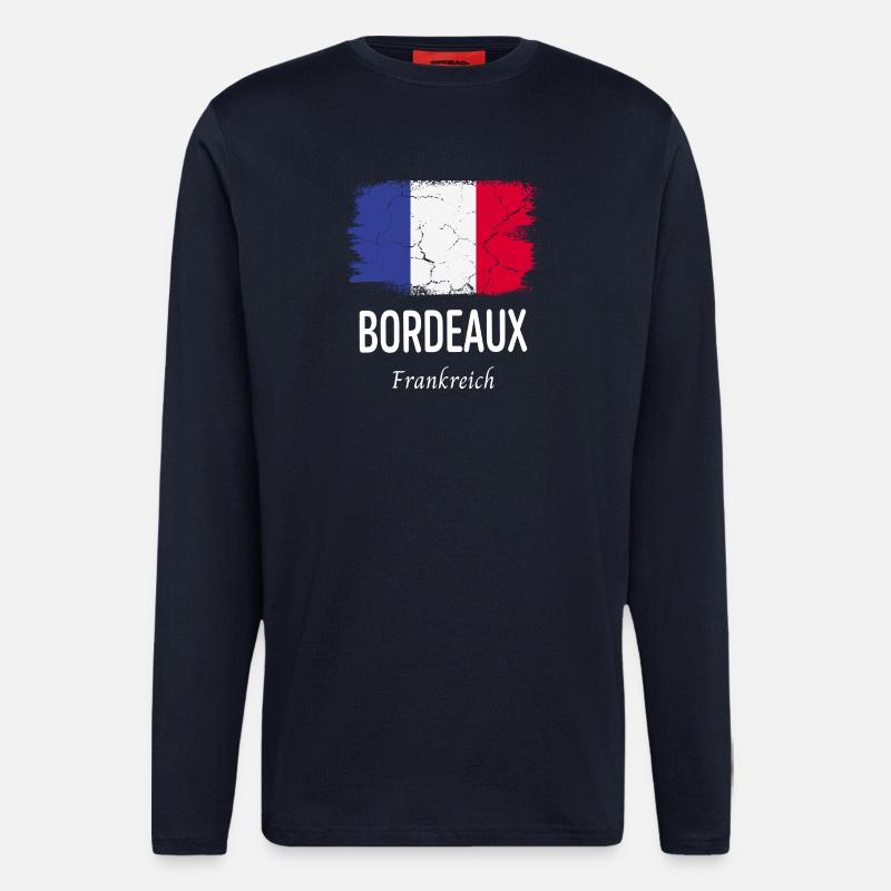 Bordeaux - Langarmshirt - made by SPREAD - DARK NAVY