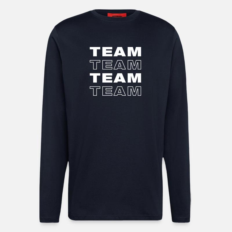 Team - Langarmshirt - made by SPREAD  - DARK NAVY