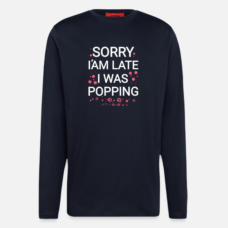 Tut mir leid - Langarmshirt - made by SPREAD - DARK NAVY