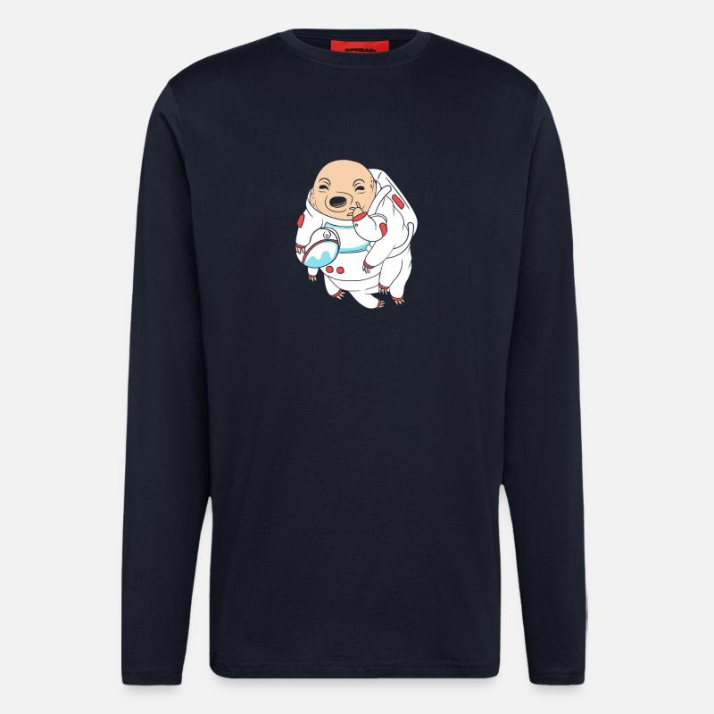 Bärtierchen Tardigrades Wasserbär Tardigrade - Langarmshirt - made by SPREAD  - DARK NAVY