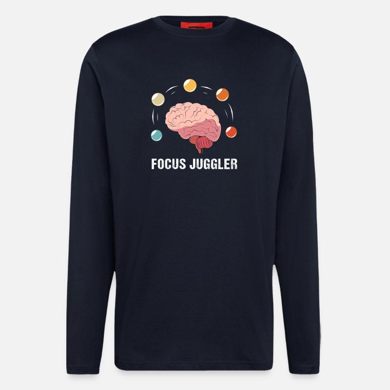 Autism Gift Autistic ADHD Asperger's - Longsleeve - made by SPREAD  - DARK NAVY