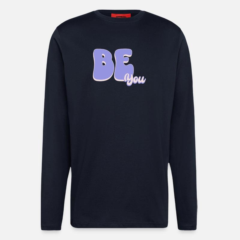 Sei einfach DU - Langarmshirt - made by SPREAD  - DARK NAVY