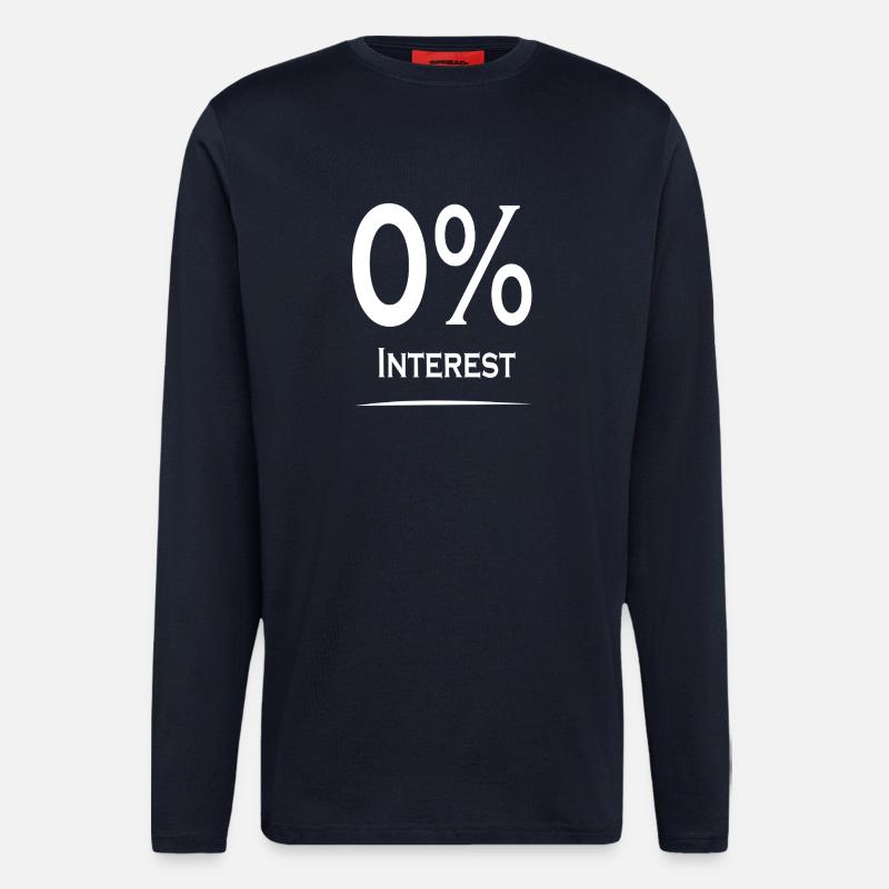 Null Prоzеnt Intеrеѕѕе  - Langarmshirt - made by SPREAD  - DARK NAVY