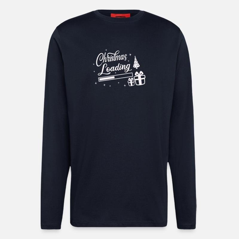 Christmas Loading - Longsleeve - made by SPREAD  - DARK NAVY