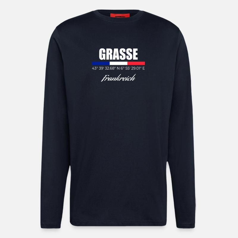 Grasse - Langarmshirt - made by SPREAD  - DARK NAVY
