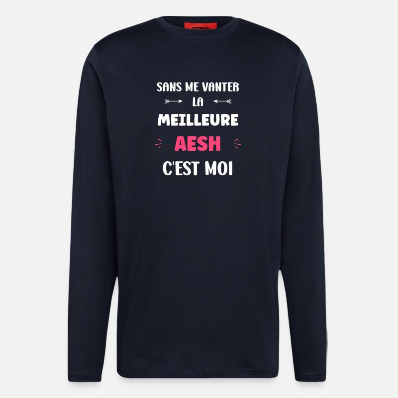 AESH - Longsleeve - made by SPREAD  - DARK NAVY