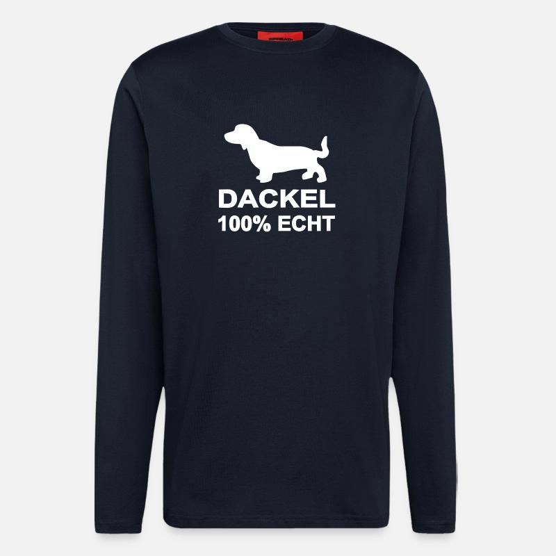 Dackel - Langarmshirt - made by SPREAD - DARK NAVY