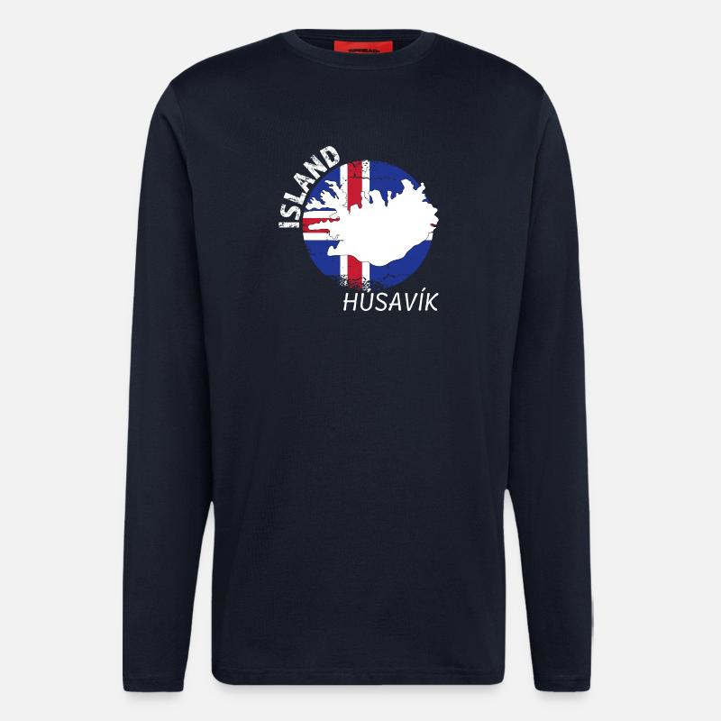 húsavík - Longsleeve - made by SPREAD - DARK NAVY