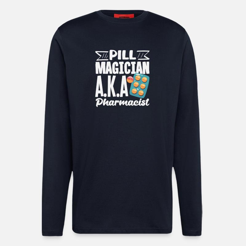 Apotheker Pharmazeutisch-technischer - Langarmshirt - made by SPREAD  - DARK NAVY