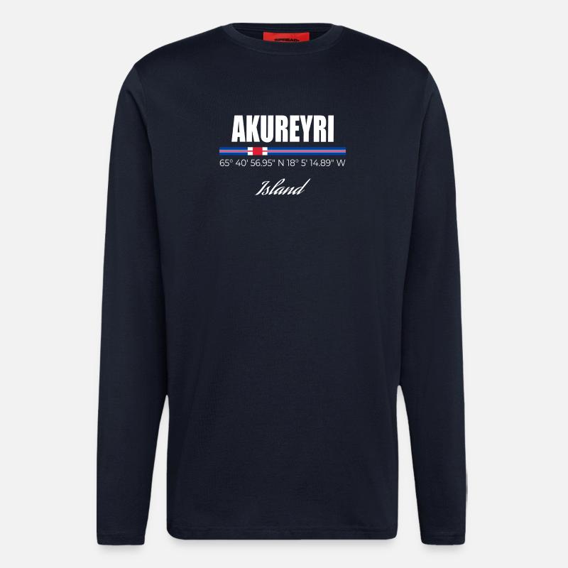 Akureyri - Longsleeve - made by SPREAD - DARK NAVY