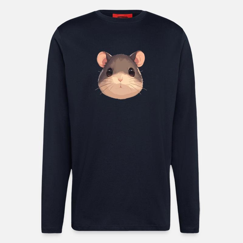 Ratten Ratte - Langarmshirt - made by SPREAD  - DARK NAVY