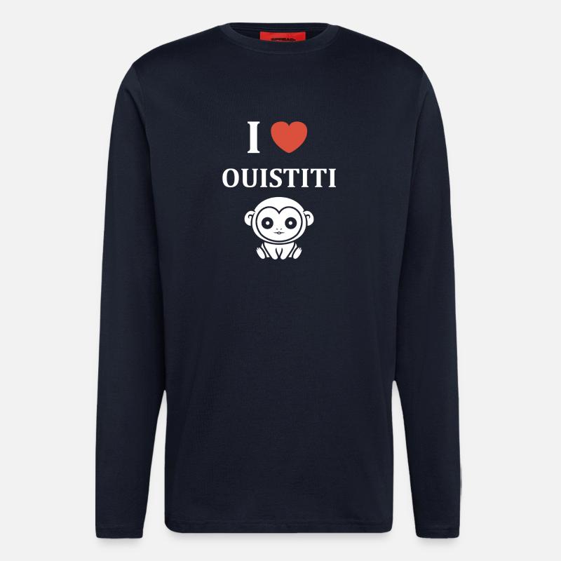 Marmoset - Langarmshirt - made by SPREAD  - DARK NAVY
