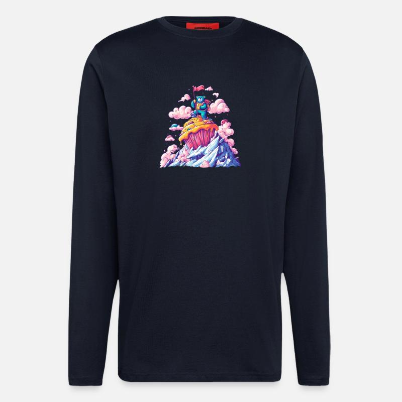 Bärenabenteuer Cupcake Gipfel - Langarmshirt - made by SPREAD  - DARK NAVY