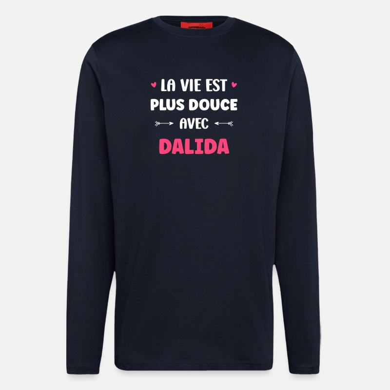 Dalida - Langarmshirt - made by SPREAD  - DARK NAVY